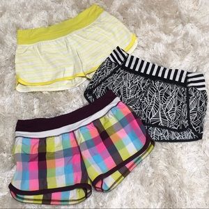 Set of lululemon shorts size 8